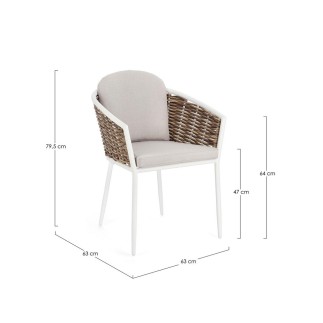 Outdoor Chair in Synthetic Fiber - Maribela | Bizzotto