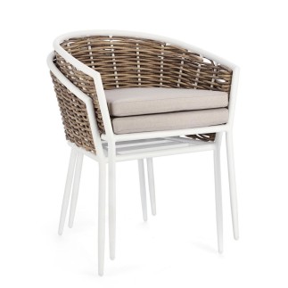 Outdoor Chair in Synthetic Fiber - Maribela | Bizzotto