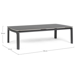 Outdoor Coffee Table with Ceramic Top - Jalisco | Bizzotto