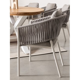 Stackable Chair in Rope - Florencia | Bizzotto