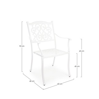 Stackable Aluminum Chair - Ivrea | Bizzotto