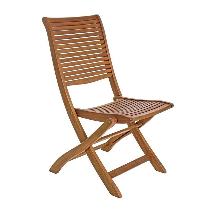 Acacia Wood Folding Chair - Noemi | Bizzotto