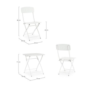 Outdoor Table and Chairs Set - Yvonne | Bizzotto