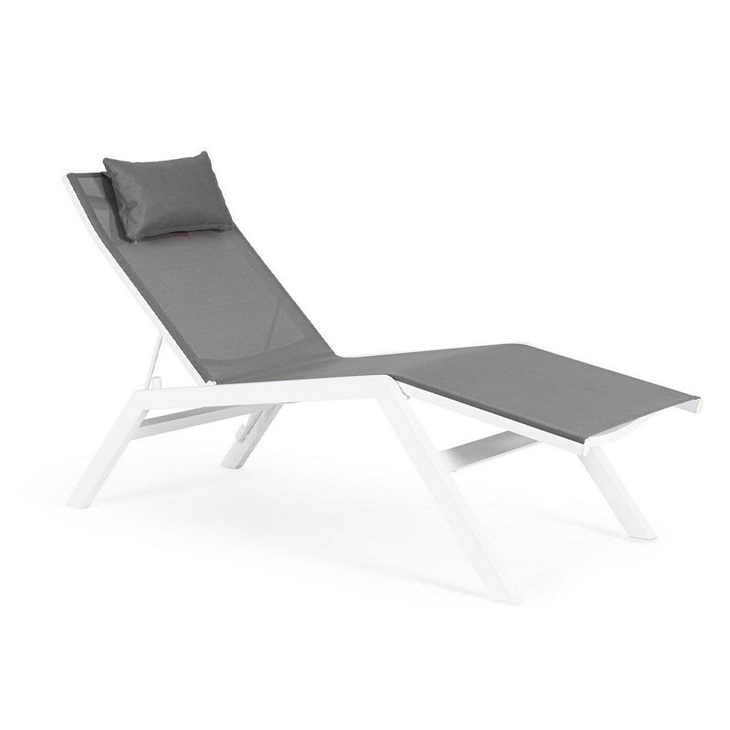 Outdoor Chaise Lounge with Headrest - Krion | Bizzotto