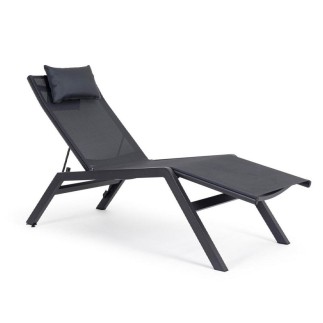 Outdoor Chaise Lounge with Headrest - Krion