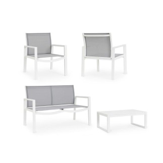 Outdoor Lounge Set in Textilene - Kallen