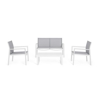 Outdoor Lounge Set in Textilene - Kallen | Bizzotto