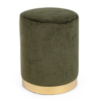 Set 2 Pouf in Velvet - Halo | Bizzotto