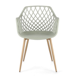 Plastic Braided Armchair - Optik | Bizzotto