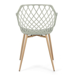 Plastic Braided Armchair - Optik | Bizzotto