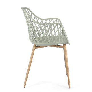 Plastic Braided Armchair - Optik | Bizzotto