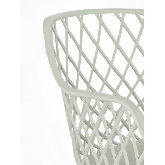 Plastic Braided Armchair - Optik | Bizzotto