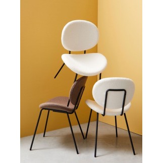 Design Chair with Bouclè Effect - Maddie | Bizzotto