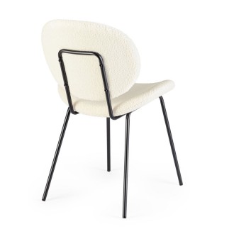 Design Chair with Bouclè Effect - Maddie | Bizzotto