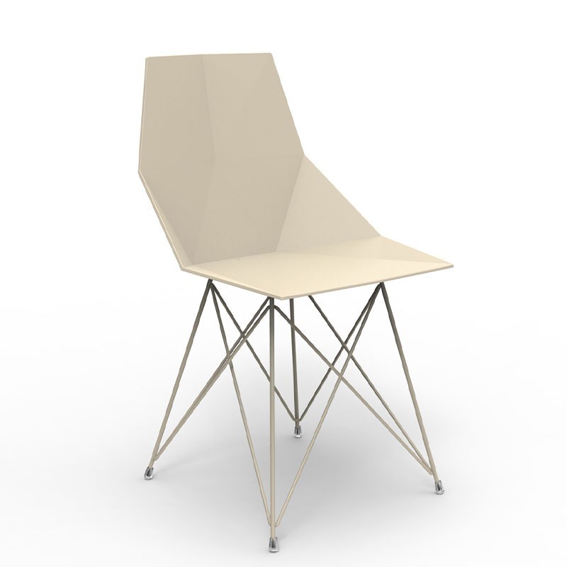 Chair in polypropylene and stainless steel - Faz | Vondom