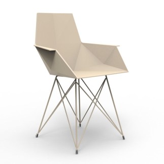 Outdoor Chair with Armrests - Faz | Vondom