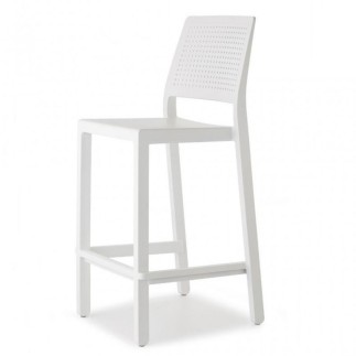 High Bar Stool with Backrest - Emi