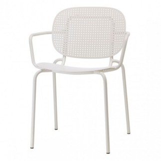 Outdoor Chair with Armrests - Si Si Dots | Scab