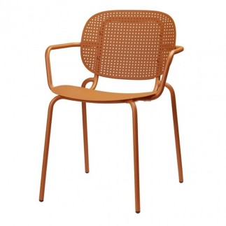 Outdoor Chair with Armrests - Si Si Dots | Scab