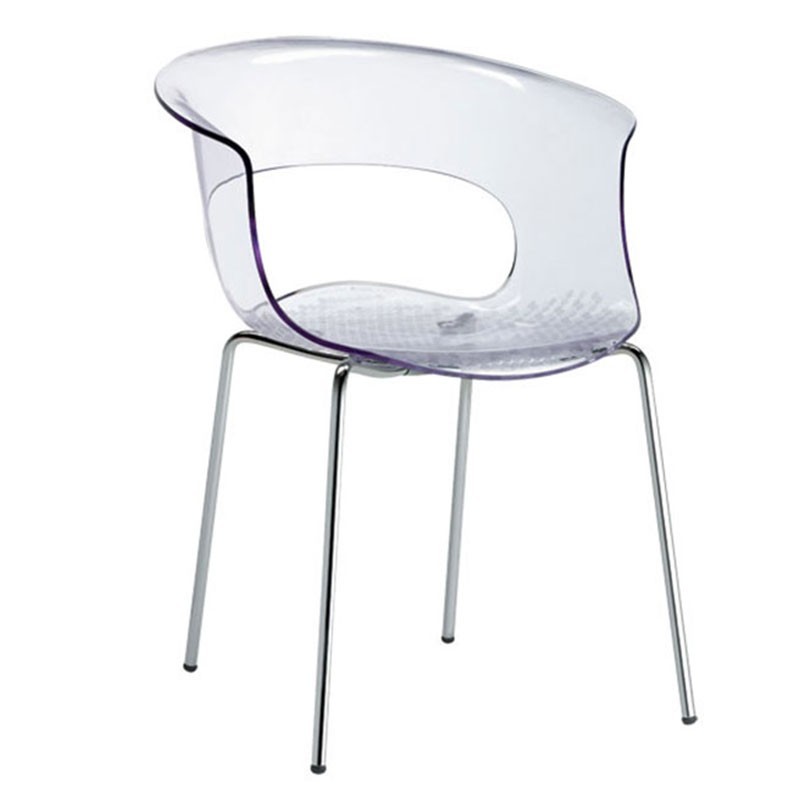 Transparent Plastic Chair - Miss B | Scab