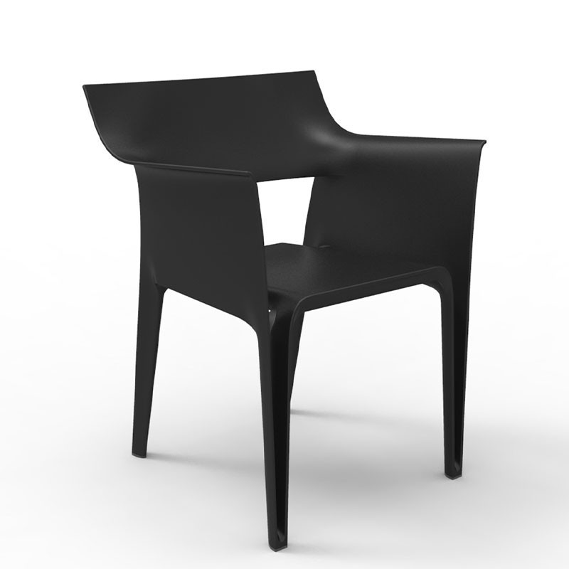 Stackable Chair with Armrests - Pedrera | Vondom