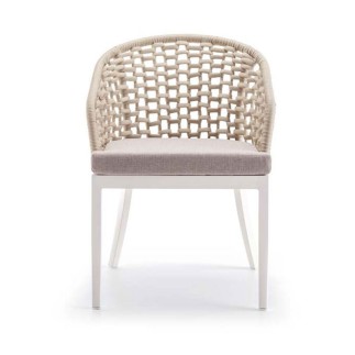 Outdoor Armchair in Rope - Kos | Grattoni