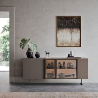 System 01 modular sideboard with glass doors - Sideboards and Cupboards - ISA Project