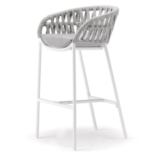 Stackable Outdoor High Stool - Tahiti | Grattoni