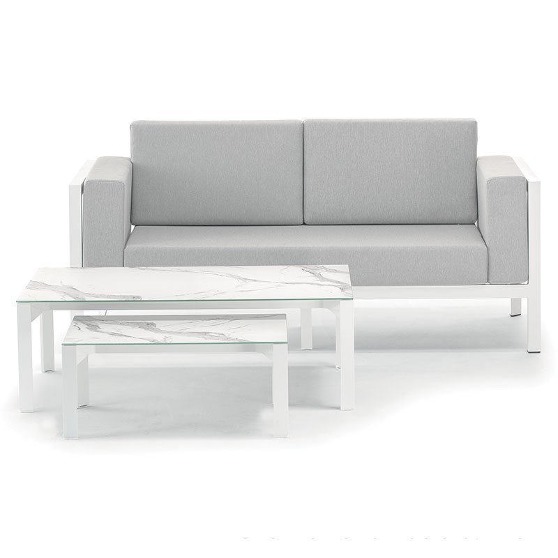 Outdoor Lounge Set in Aluminium - Creta | Grattoni