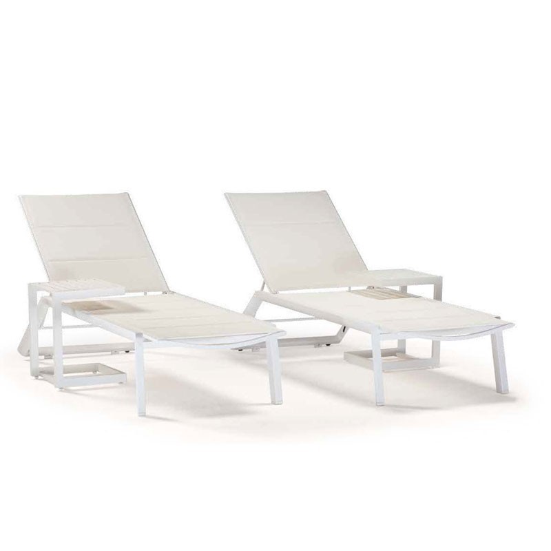 Outdoor Sunbed in Aluminium - Giglio | Grattoni