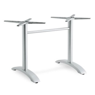 Aluminium Rectangular Table Base with Top - Capri