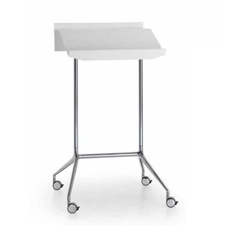 Aluminum Lectern with Wheels - Speech Lectern | Caimi