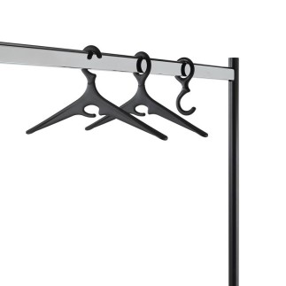 Steel Free-standing Coat Stand on Casters - Rapid | Caimi