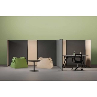 Fabric-covered Partition Panel - CLIP | Caimi