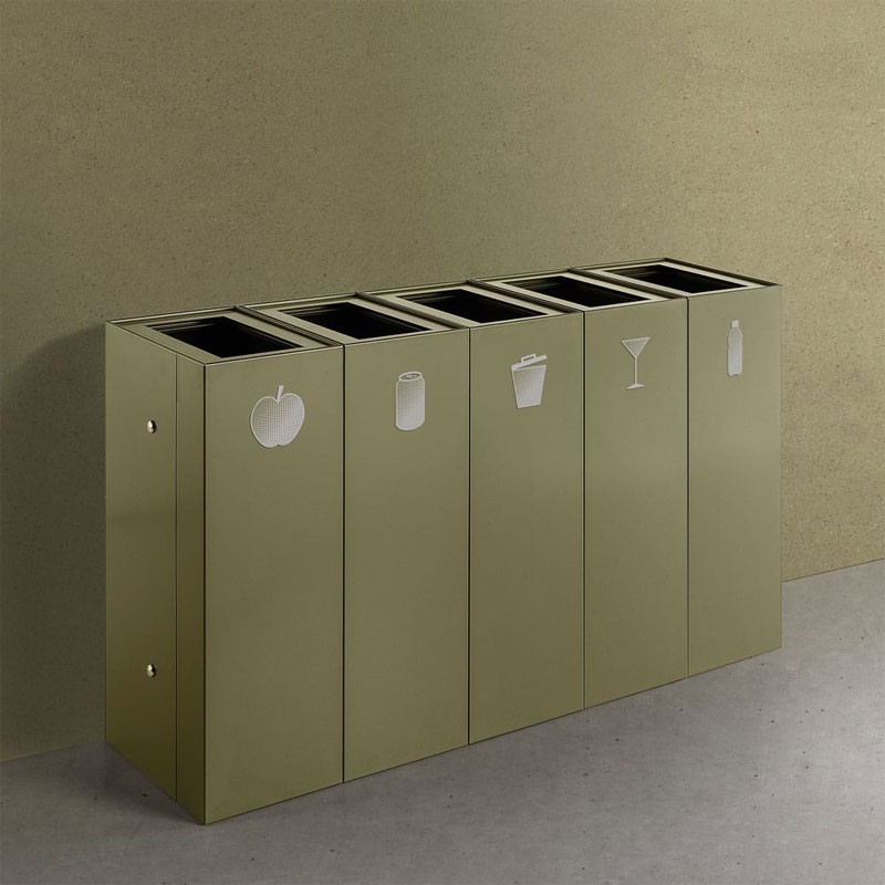 Indoor Modular Bin for Waste Separation - Maximo Modular | Caimi