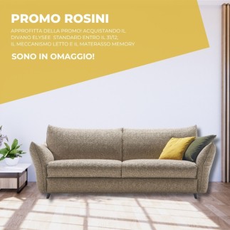 Sofa 2 Seater With or Without Bed Mechanism - Elysee | Rosini