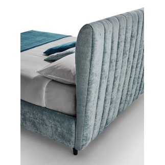 Rosini Double Storage Bed in fabric - Gaia | Rosini