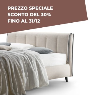 Letto Contenitore con Testiera Imbottita - Dionisio Cover