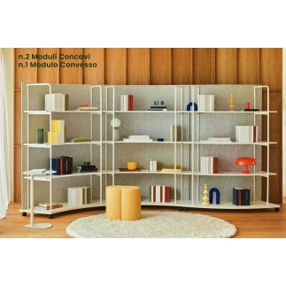 Modular Bookcase on Wheels - Tanca | MDD