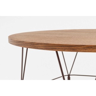 Round Coffee Table with Wheels - Pental | MDD