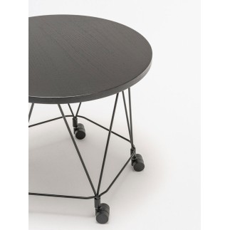 Tavolino Tondo su Ruote - Pental | MDD
