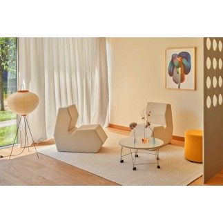 Round Coffee Table with Wheels - Pental | MDD