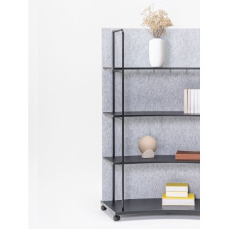 Modular Bookcase on Wheels - Tanca | MDD