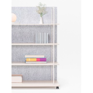 Modular Bookcase on Wheels - Tanca | MDD