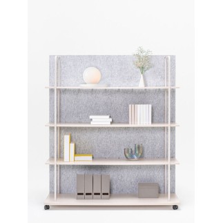 Modular Bookcase on Wheels - Tanca | MDD