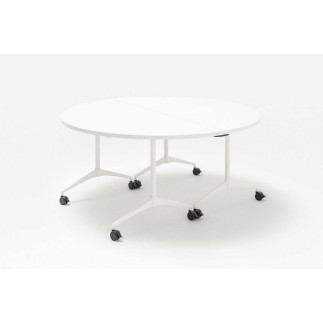 Round Modular Table on Wheels - Revi | MDD