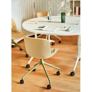 Round Modular Table on Wheels - Revi | MDD