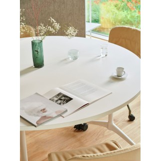 Round Modular Table on Wheels - Revi | MDD