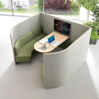 Meeting Acoustic Cubicle with Sofas - Nucleo | Martex