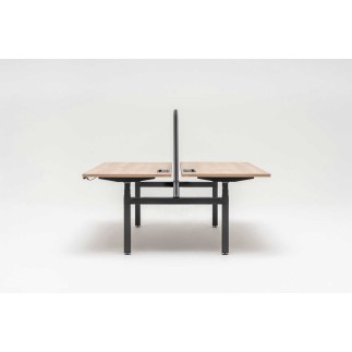 Scrivania 2 Posti con Altezza Regolabile Motorizzata - Ogi Drive Bench | MDD